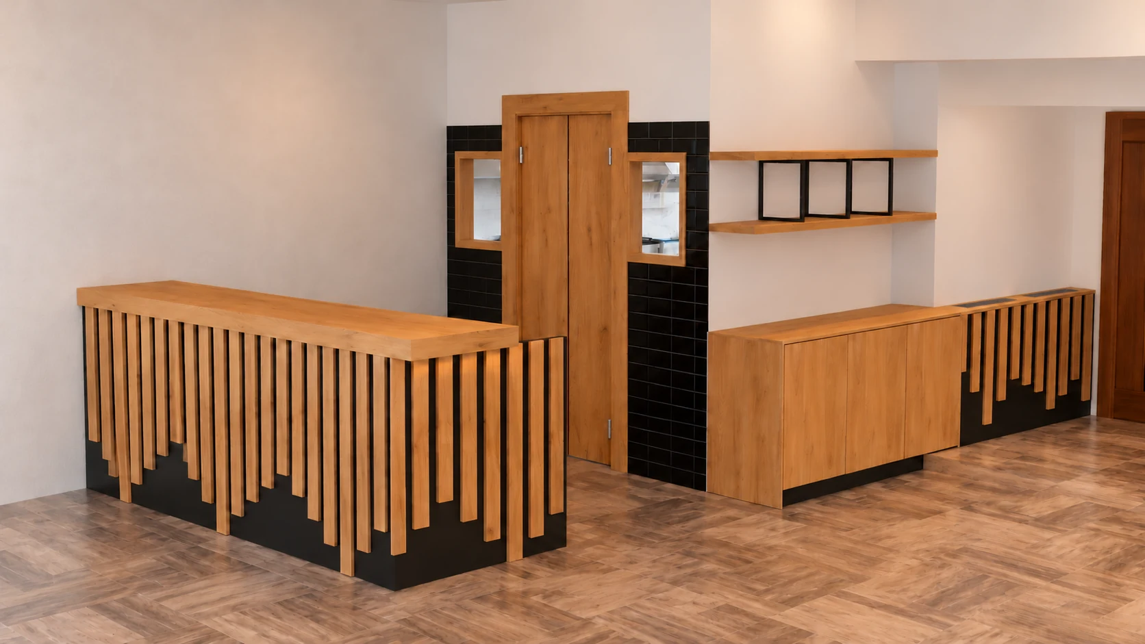 SUSHI XO — restaurant furniture and interior details